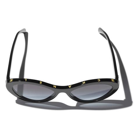 chanel 5183 black|CHANEL Sunglasses: Oval Sunglasses, acetate — Fashion.